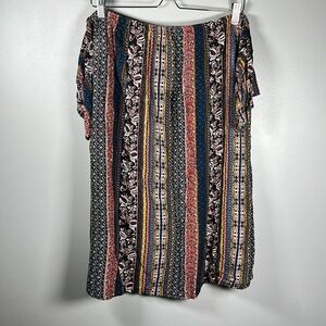 RD Style Vibrant Patterned Top Sz XS.